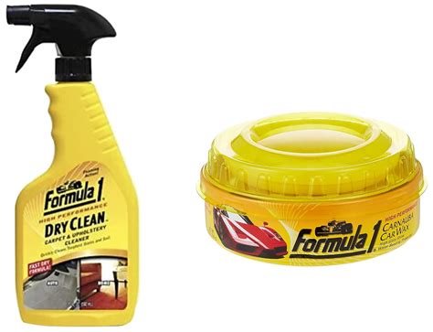 Formula 1 615026 Carnauba Paste Wax (230 g) & Formula 1 615150 Dry ...