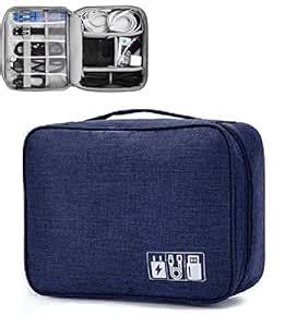 QUICK UNBOX Electronics Accessories Organizer Travel Gadget Bag Pouch ...