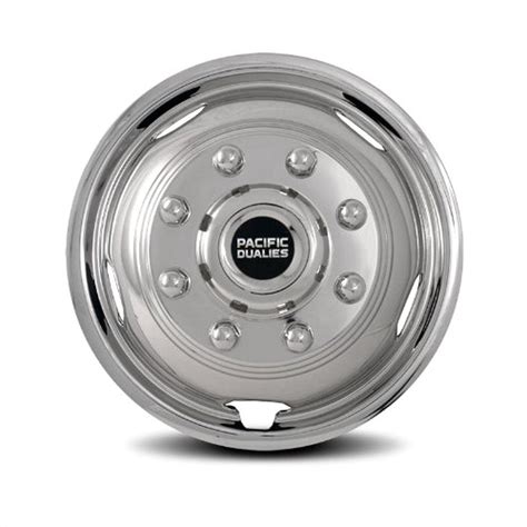 Pacific Dualies 30-1701 17 Inch Polished Stainless Steel Wheel ...