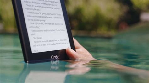 The new Kindle Paperwhite has more storage space and is waterproof