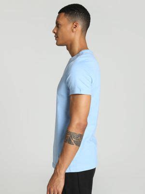 Buy Puma Stylized Logo Graphic Mens Blue T-Shirt Online
