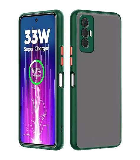 Pikkme Tecno Spark 8 Pro Back Cover | Hybrid Smoked Back | Full Camera ...