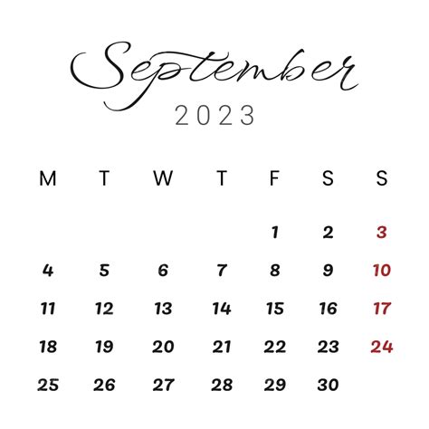 How Many Days Are In September 2023 Calendar - Preschool Calendar Printable