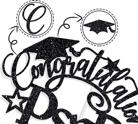 Ferburitar Congratulations PsyD Cake Topper, Congrats India | Ubuy