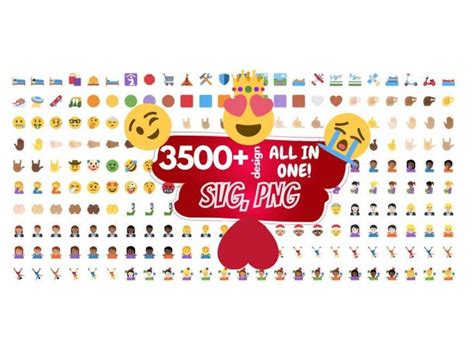 3500 Emoji Bundle, Png and Svg Formats, Emoji Icons, Emoji Png, Emoji Svg, Emoji Everywhere - Etsy