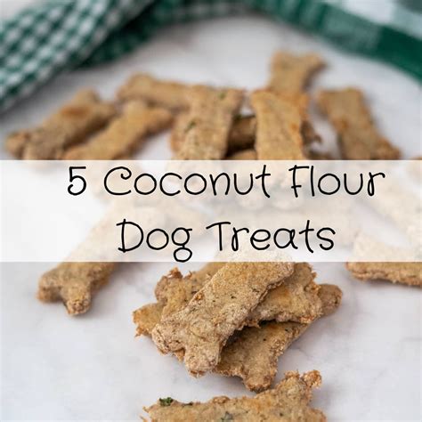 5 Coconut Flour Dog Treats