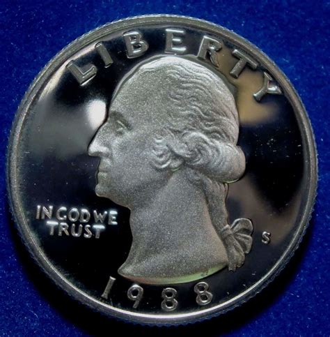 1988 Quarter Value: are "P", "D", "S" mint mark worth money?