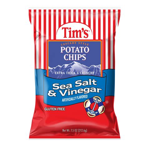 Tim's Cascade Snacks Sea Salt & Vinegar Cascade Style Potato Chips ...