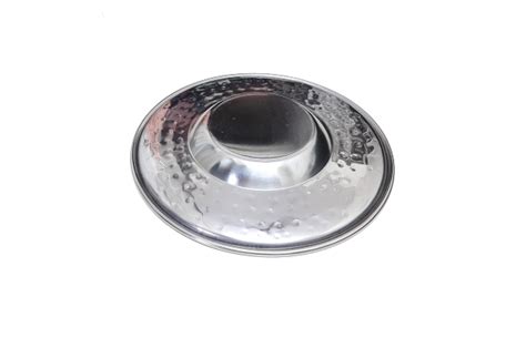 Hammered Liner/Plate, Stainless Steel, 6" Round – JS Hotelware