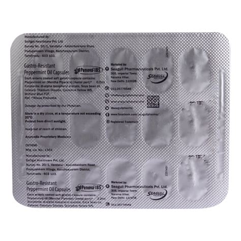 Penova-IBS, 15 Capsules Price, Uses, Side Effects, Composition - Apollo ...