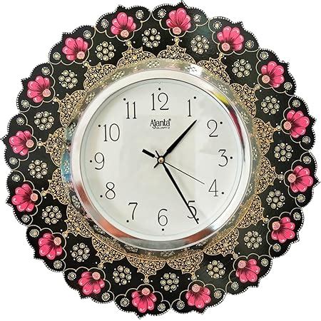 Buy Bhumika Handicraft Ajanta Design Wall Clock for Home décor Living ...