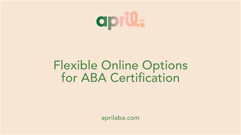 Image result for ABA Certification Programs