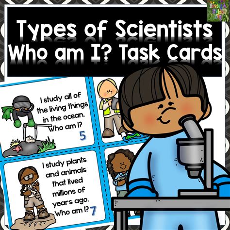 Types of Scientists Task Cards | Who am I? | Made By Teachers