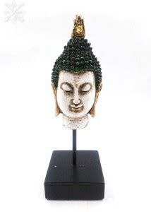 Shri Handicrafts Buddha Head Statue on Stand Table Desk Decor ...
