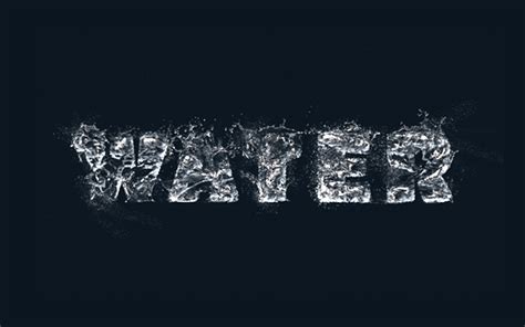 Image result for Water Text Photoshop Tutorial