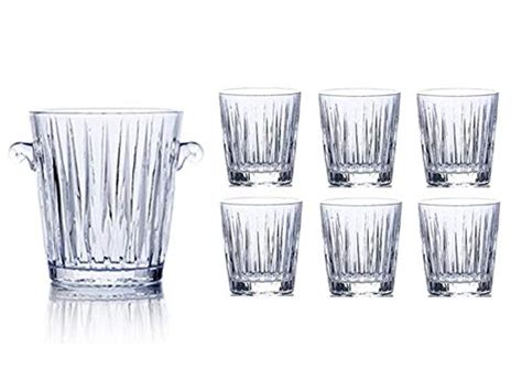 Buy DUCATI POSH Collection BAR Set 6 Scotch Glasses with 1 Ice Bucket ...