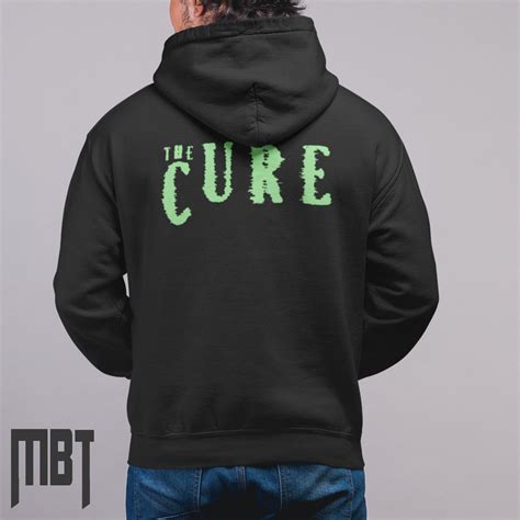 The Cure Band Hoodie, The Cure Logo Hooded Sweatshirt, Rock Merch ...