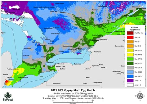 Gypsy Moth Infestation Map? : r/ontario