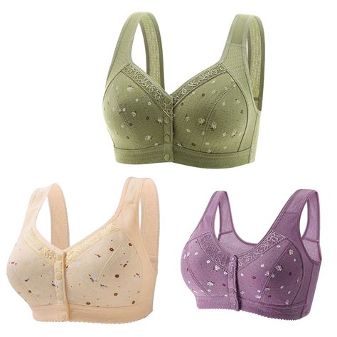 nerohusy Daisy Womens Bras On Sale,Daisy Bras for Older Women 3 Pack ...