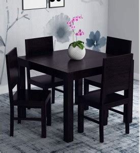VIvek Wood Solid Wood 4 Seater Dining Set Price in India - Buy VIvek ...