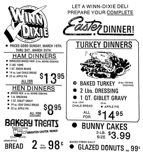 Winn Dixie Turkey Special