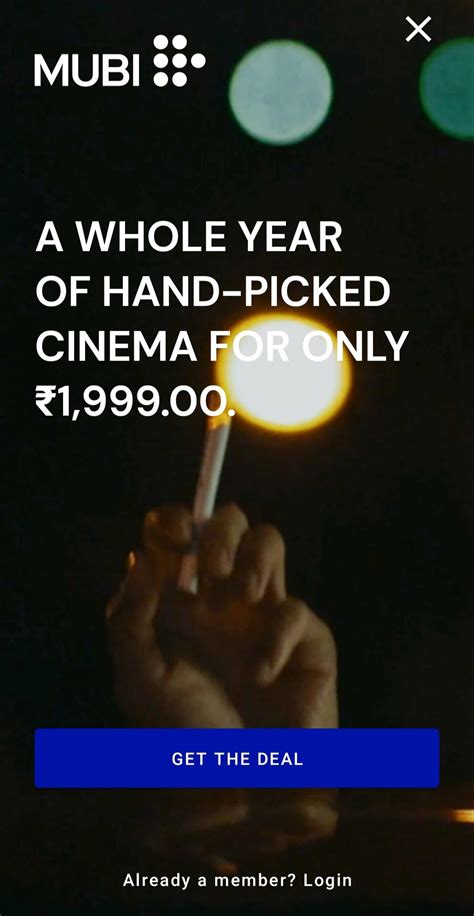 How to subscribe MUBI for a month? Whnever i register on MUBI, it shows ...