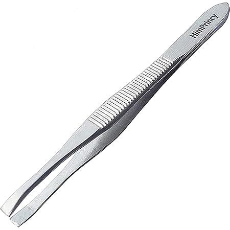 GUBB Flat Tweezer For Eyebrows & Upper Lip | Stainless Steel Flat Tip ...