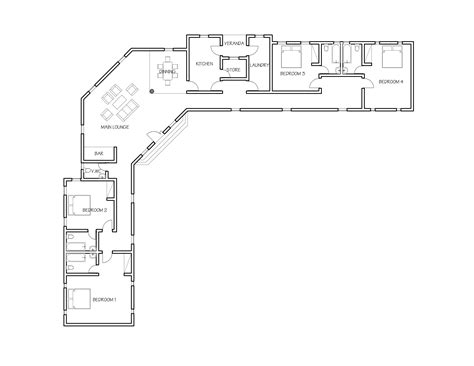 4-Bedroom Luxurious Guest House/BQ Plan Sample