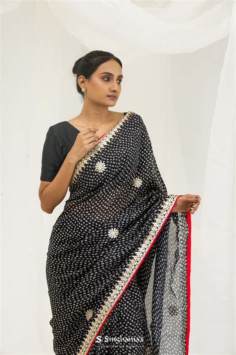 Buy Pure Bandhani Silk Sarees Online | Singhania's