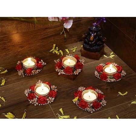 Buy Divya Home Decorative Diya Set of 5 | Corporate Gift, Diwali Gift ...