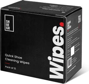 SHOEGR Shoe Cleaning Wipes|Sneaker cleaner| Suitable for all(Pack of 12 ...
