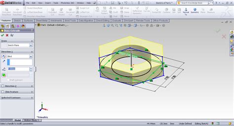 Image result for SolidWorks Tutorials to Draw a Nut