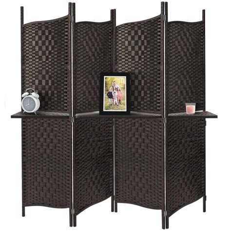 Sorbus Room Divider Privacy Screen Foldable 4 Panel Partition Wall ...