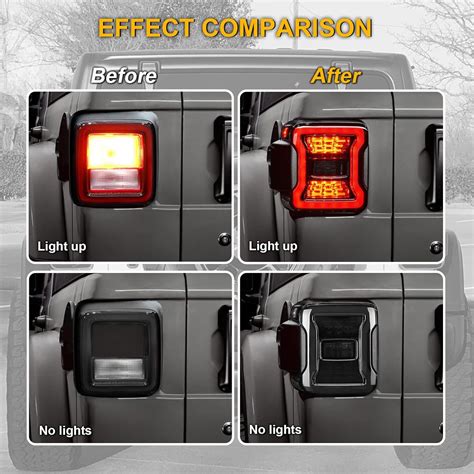 BORDAN Smoked LED Tail Lights Brake Light Reverse India | Ubuy