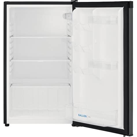 Frigidaire 4.4-cu ft Mini Fridge (Black Stainless Steel) ENERGY STAR at ...