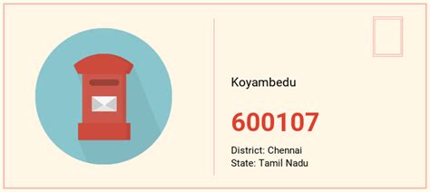 Koyambedu Pin Code, District Chennai Tamil Nadu - PinCodeArea.in