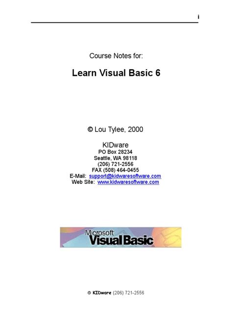 Image result for Download Free VB6 Full Tutorial