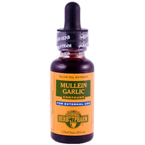 Herb Pharm, Mullein Garlic Oil with Calendula & St. John's Wort, 1 fl ...