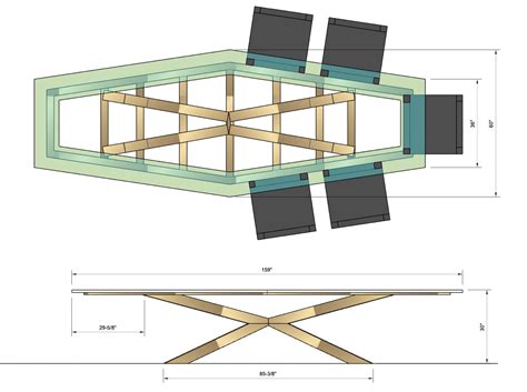 Image result for Table Design Drawing Exploded-View