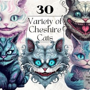 Buy Cheshire Cat Clipart Png, Printable Alice in Wonderland Clipart ...