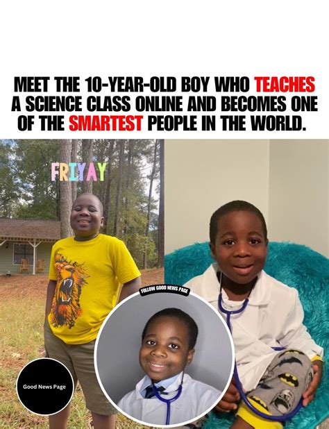 Atitsogbe, known as "Sean The Science Kid," has made history by ...