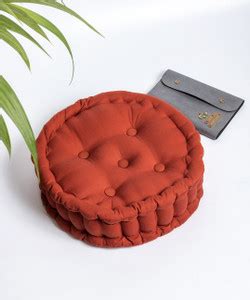 SKANDA FAB Polyester Fibre Solid Floor Cushion Pack of 1 - Buy SKANDA ...