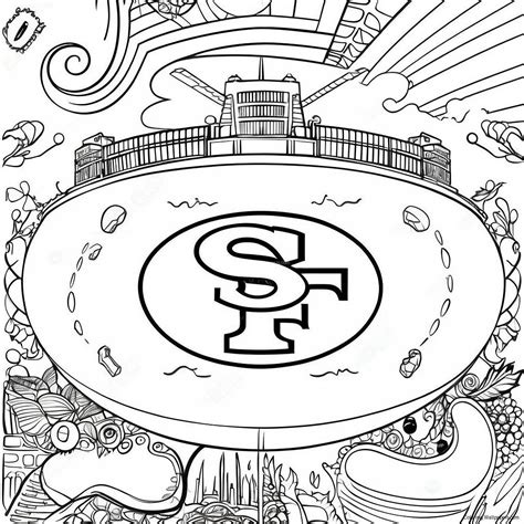 San Francisco 49ers Logo Coloring Page (11810-9253)