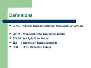 Image result for CDISC SDTM Example