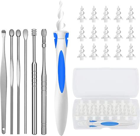 Buy GDJUES Q Grips Earwax Remover Tool Ear Cleaner Silicone Spiral with ...