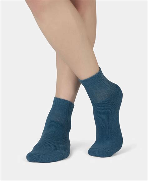 Buy Compact Cotton Terry Ankle Length Socks With StayFresh Treatment ...
