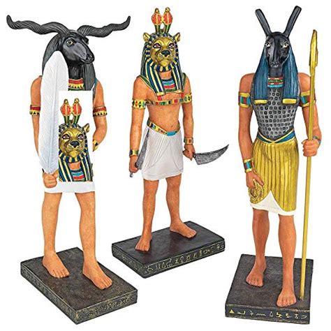 Design Toscano Ancient Egyptian 3-Piece God Statue Set : Amazon.in ...