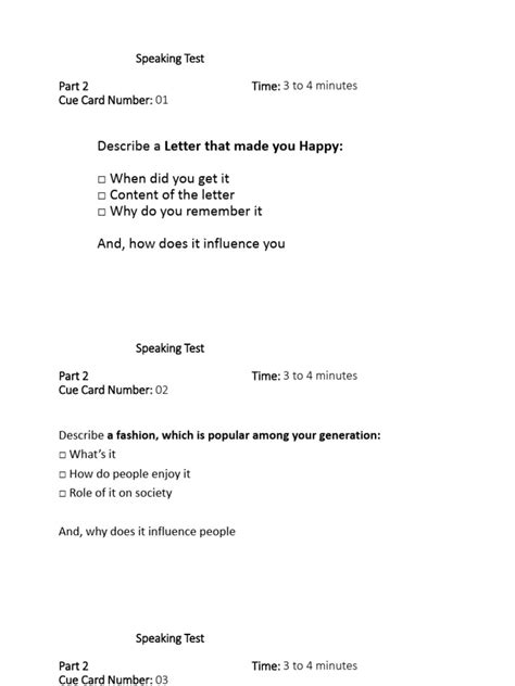 Image result for Using Cue Cards