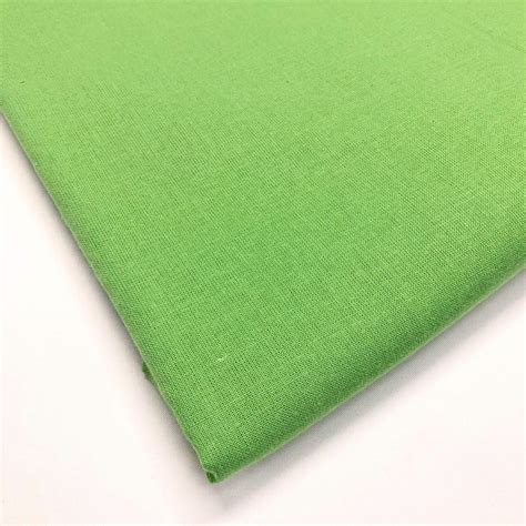 Buy 100% Cotton Plain Apple Green Fabric – 60 Inch 150cm Wide 150GSM ...