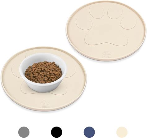 Amazon.com : 2 Pack Pet Feeding Mat,Natural Diatomaceous Earth,Stone ...